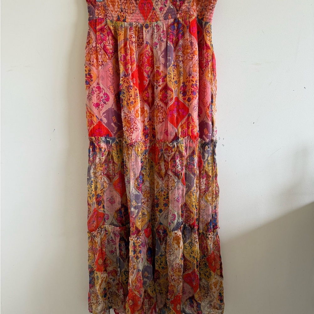 Free People Multicolor Maxi Skirt